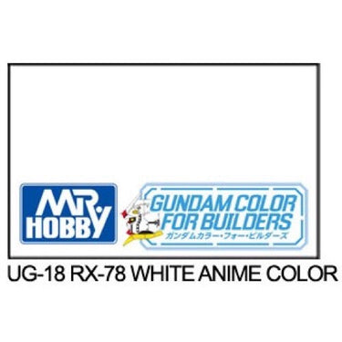 Mr Hobby (Gunze) UG18 Mr Color Gundam Color RX-78 White Version Lacquer Paint 10ml
